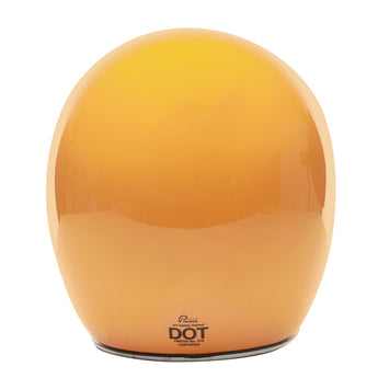 Prima Helmet (Tangerine, 3/4 Open Face); Genuine Color Match