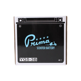 Prima Gel Battery (YG5-3B); Stella Auto, Vespa P125X, P200E
