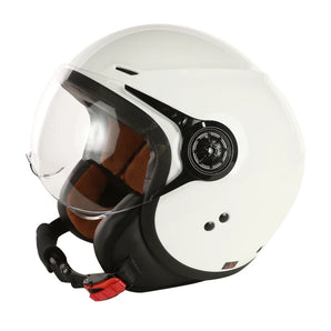 Prima Helmet (White, With Shield) Genuine Color Matched