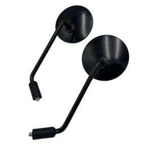 MIRROR - MIRROR PAIR, LEFT/RIGHT, TITANIUM AND BLACK, SHORT