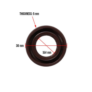 Right Crankcase Oil Seal (16.4×30×5); CSC go., 139QMB Scooters