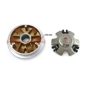 NCY Coated Variator (112mm/Gold color); Genuine 125/150/GY6