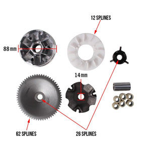 Complete Variator Assembly.; CSC go., 139QMB Scooters