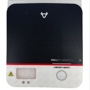 DECAL - BATTERY PACK STICKER, PANASONIC 48V42Ah (NIU)