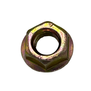 SERRATED HEX FLANGE NUT M6 - COLOR-ZINC (G400)