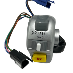 SWITCH - LEFT ASSY, SILVER (BLUR 220/HOOL, KICK)