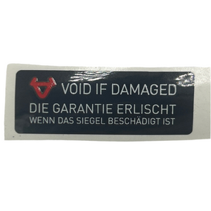 DECAL - ANTI-TAMPER BATTERY STICKER, "VOID IF DAMAGED"