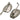 Scooter Chrome Mirror Set - 8mm or 10mm