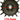 Universal Parts 10" Rear Wheel for Retro 50cc Scooters - Silver