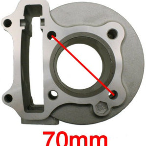 Universal Parts QMB139 Cylinder & Head Kit - 64mm Valves