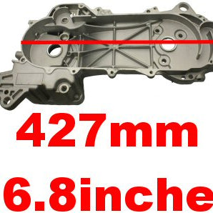 Universal Parts Left Crankcase - QMB139 w/12" Wheel
