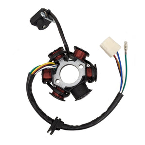 Universal Parts 4-stroke Stator/Magneto - 6 Coil/4 Pin Female