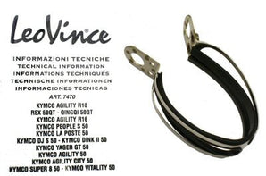 LeoVince HM Titan Racing Exhaust for QMB139 50cc