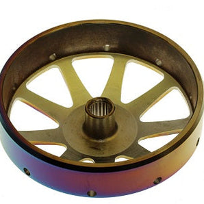 SSP-G GY6 Titanium Coated Clutch Drum - 9 Spoke