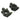 Universal Parts 7/8" Handlebar Mirror Mounts - 8mm