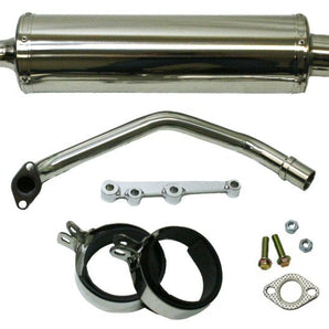 SSP-G 2nd Gen GY6 Round Stainless Performance Exhaust