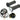 Universal Parts Twist Grip Throttle with Kill/Starter Switch