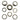Universal Parts Headset Bearings for Razor E90/E100/E125
