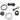 Universal Parts Brake Caliper Seals and Fittings Kit
