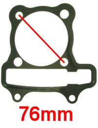 SSP-G GY6 61mm Cylinder Gasket Set