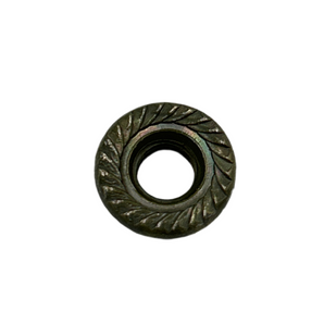 NUT - M6, HEXAGON FLANGE, GREEN
