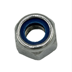 NUT - M10X1.25, HEXAGON, WHITE ZINC
