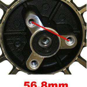 Universal Parts 10" Front Wheel for Retro 50cc and 150cc Scooters - Black