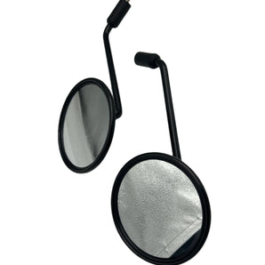 MIRROR - MIRROR PAIR, LEFT/RIGHT, TITANIUM AND BLACK, SHORT