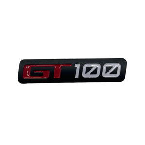 DECAL - GT 100 NAME BADGE, LEFT