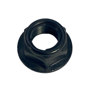 NUT - 0X1.25, BLACK, LOCKING HEXAGON FLANGE