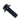 BOLT - 2X30X1.25, BLACK, HEXAGON FLANGE