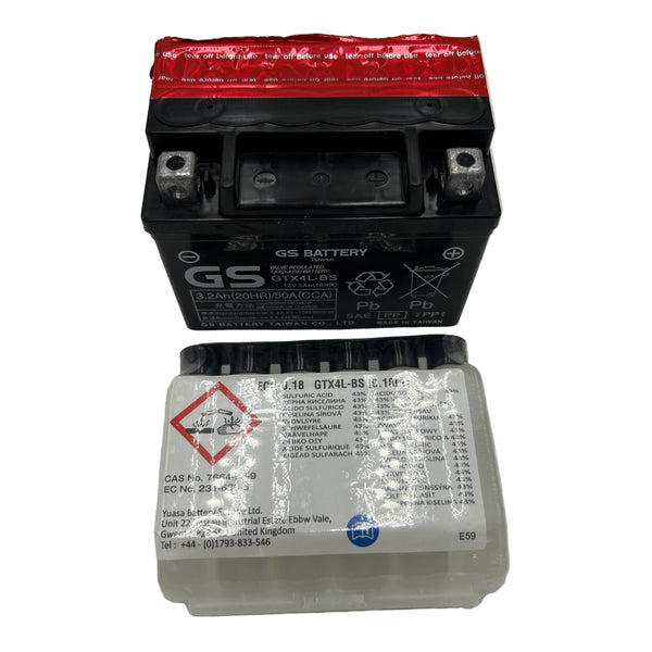 べろシティ BATTERY - TX4L-BS (BUD50, RH50, RAT50) – Scooterworks USA, LLC