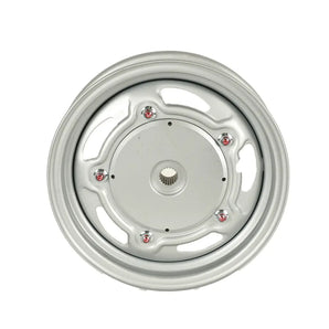 WHEEL ASSY - REAR WHEEL, SILVER STEEL, RIM (BUD 125/150/170)