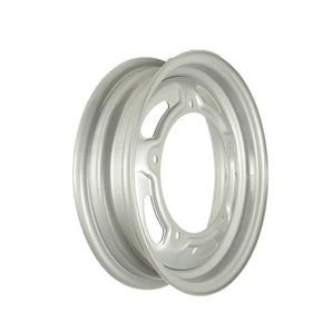 WHEEL - REAR WHEEL, SILVER STEEL,  10" RIM (BUD125/150/170i)