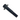 BOLT - M8X35, BLACK, HEXAGON FLANGE