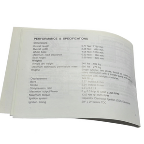 Genuine Stella 2T Owner's Manual