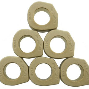 Dr. Pulley 24x18 Sliding Roller Weights for the Honda CN250, CN 4T 250, Helix 250, Elite 250, Suzuki Burgman 250