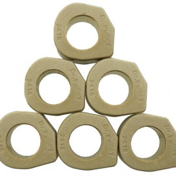 Dr. Pulley 24x18 Sliding Roller Weights for the Honda CN250, CN 4T 250, Helix 250, Elite 250, Suzuki Burgman 250