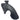 BLACK, REAR WHEEL FENDER (URBANO 125) - BODY