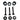 Hardware Kit for Buddy Front Rack, Black