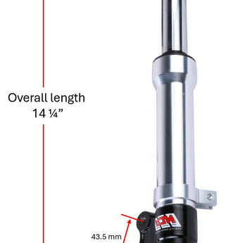 NCY Front Forks (Silver); Jog – Scooterworks USA, LLC