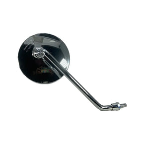 LH BACK MIRROR, BUDDY,(STAINLESS)