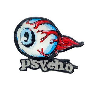 Psycho Puffy Sticker Windshield