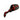 Genuine Roughhouse 50 OEM mirror with dimension callouts — 3.5" diagonal mirror head, 9" stem length, 2" stem offset, black finish