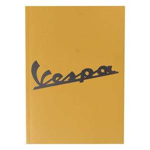 Notebook (Vespa Logo, Yellow, 6" x 8")