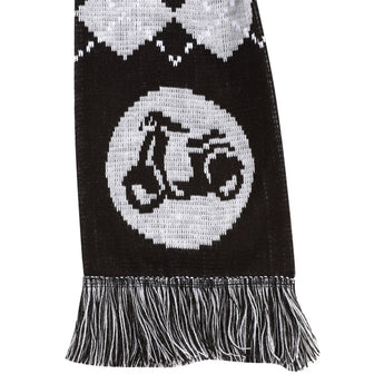 Scooter Hooligan Scarf (Gray Argyle)