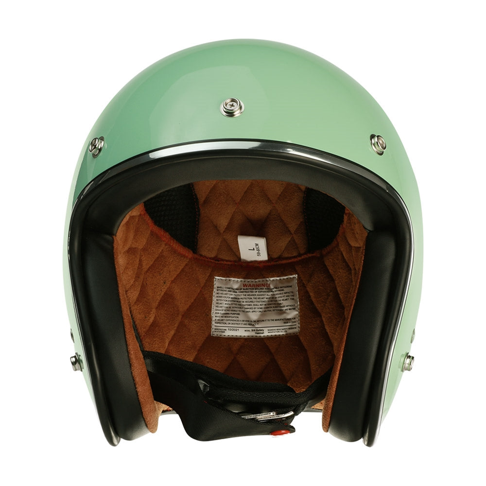Prima Helmet (Seafoam, 3/4 Open Face); Genuine Color Matched