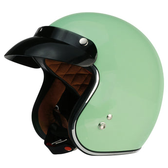 Prima Helmet (Seafoam, 3/4 Open Face); Genuine Color Matched Prima Helmet (Seafoam, 3/4 Open Face); Genuine Color Matched