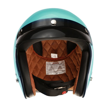 Prima 3/4 Open Face Helmet Turquoise | DOT Prima 3/4 Open Face Helmet Turquoise | DOT