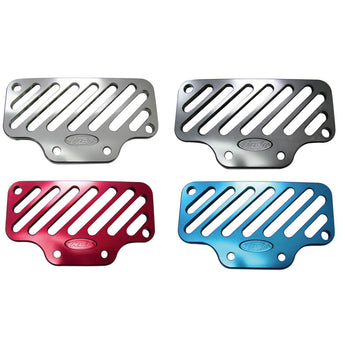 NCY Oil Cooler Cover (Aluminum, Chrome); Yamaha Vino 125